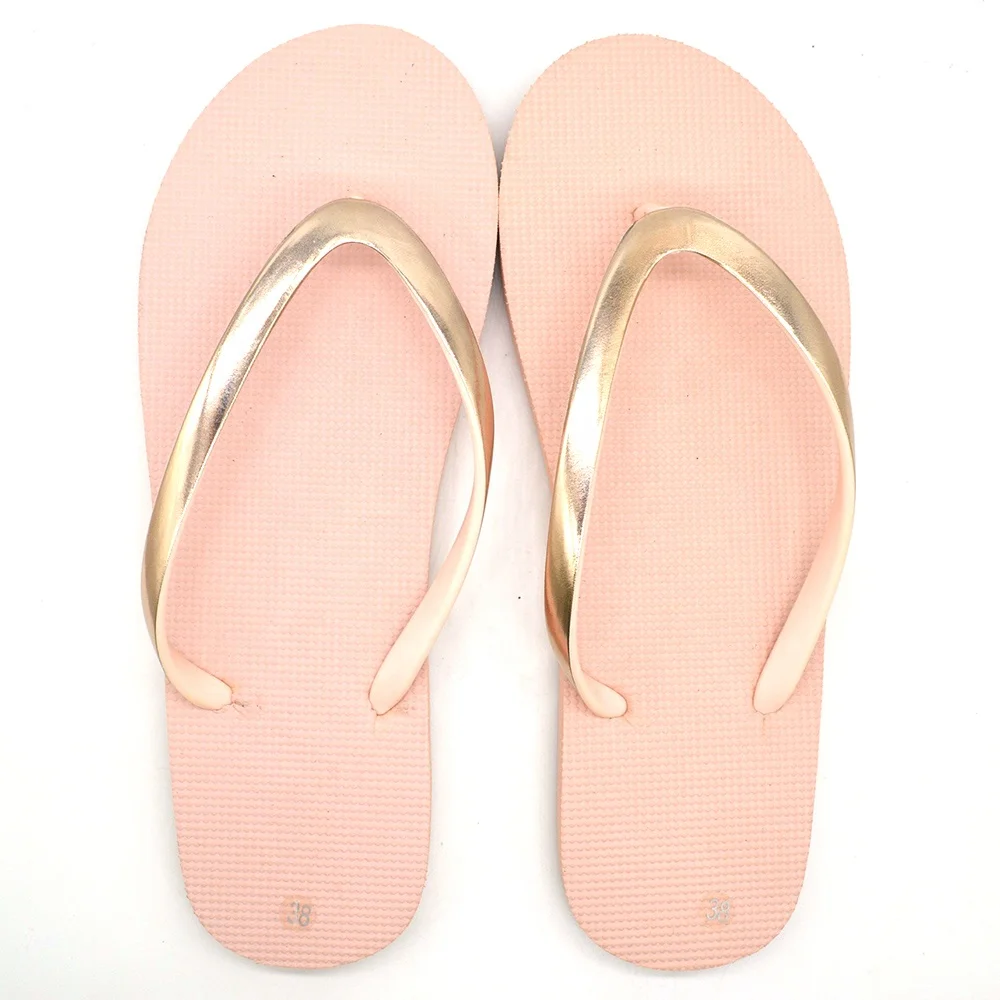 Simple Nude Lady Slippers Women Sandal Made in China