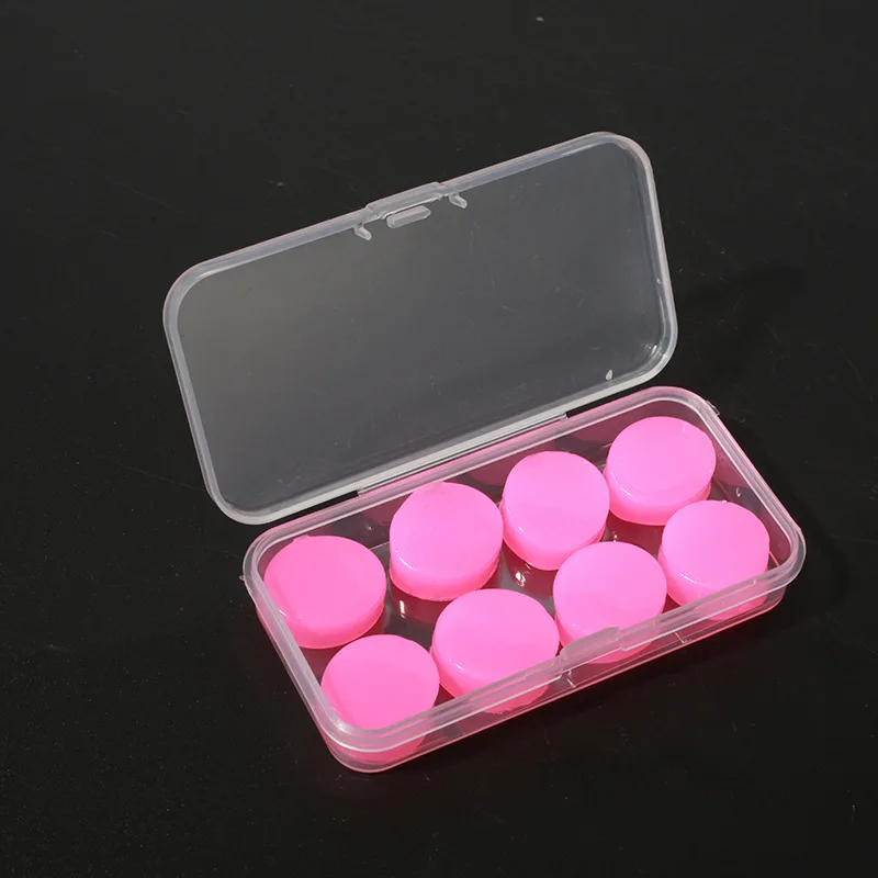 Ear Plugs for Sleeping Swimming, 8 Pair Reusable Silicone Moldable Noise Cancelling Earplugs