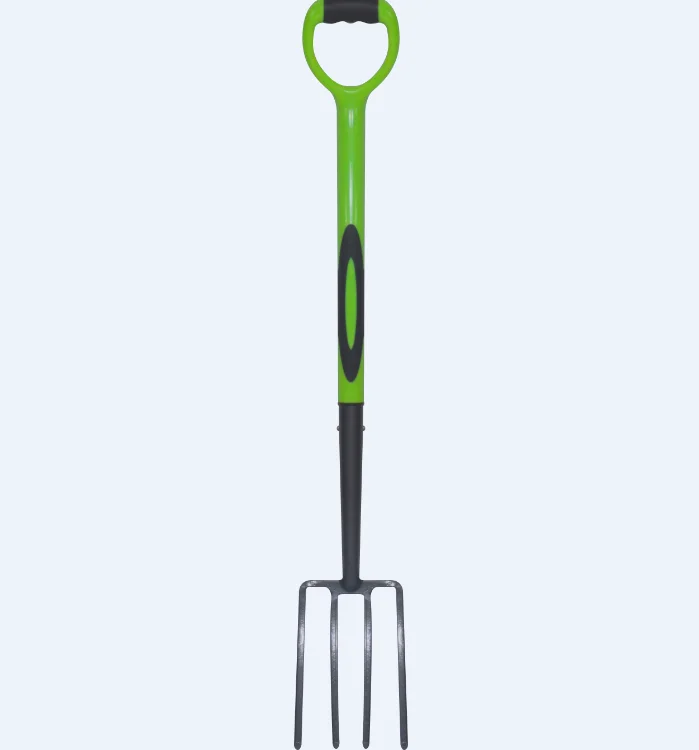 11905 Стальная вилка с ERGO стальная труба с ПВХ покрытием + TPR сцепление