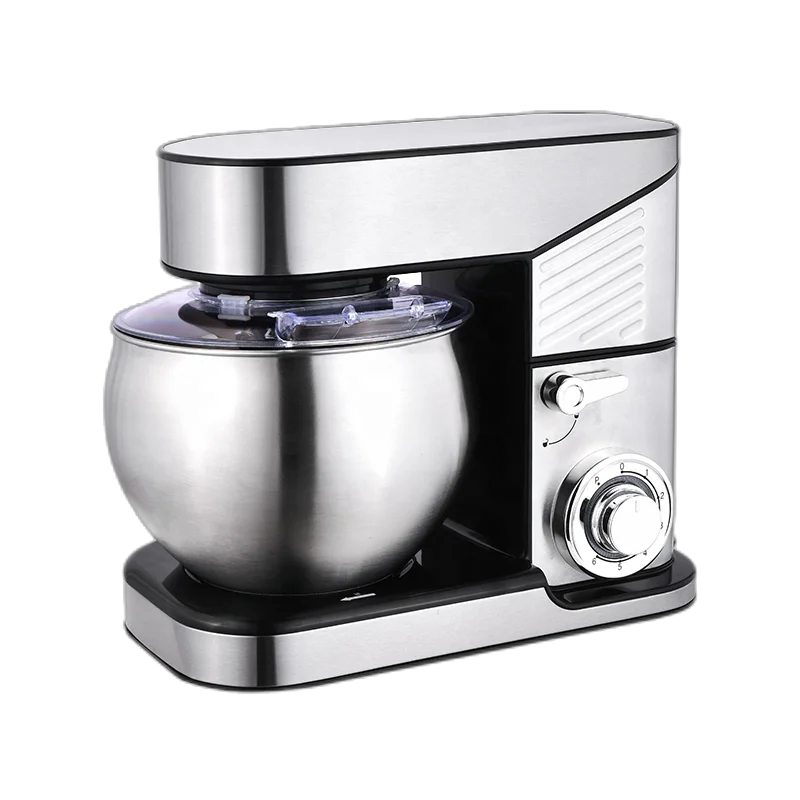 Hot sale kitchen robot cuisine  food processor power mixers stand mixer grinder with 6L bowl dough mixer