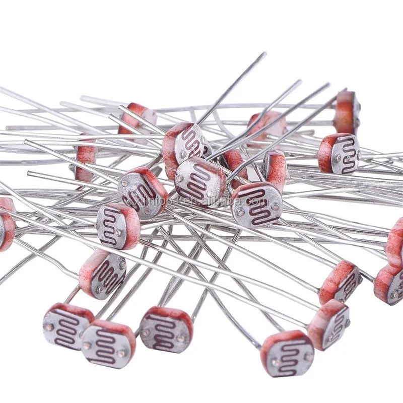 Фоторезистор, светозависимый резистор 10 мм для электронных игрушек