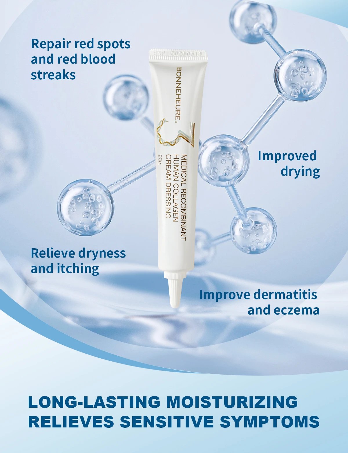 Lightweight Anti-Wrinkle Daily Face Moisturizer Hydrating Firming Moisturizer Premium Elastin Anti Age Face Cream