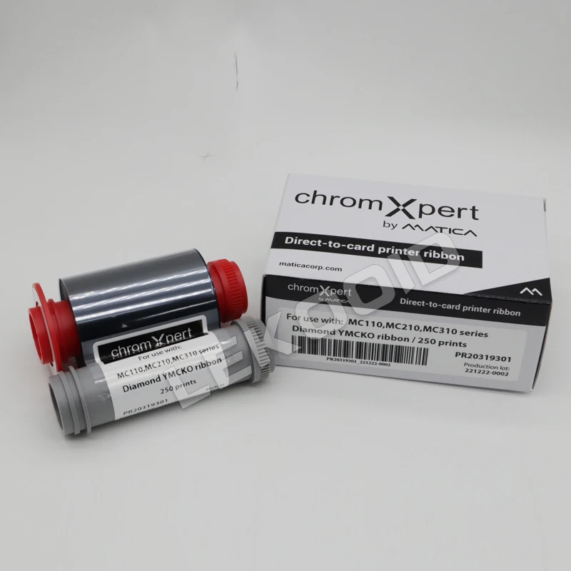 Matica YMCKO chromXpert Diamond Color Ribbon PR20319301 for the matica mc310 mc320 printer