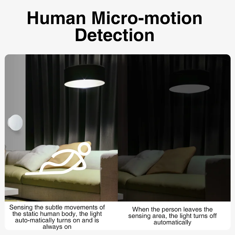FOORIR smart human presence radar sensor motion sensor to detect human presence in a room