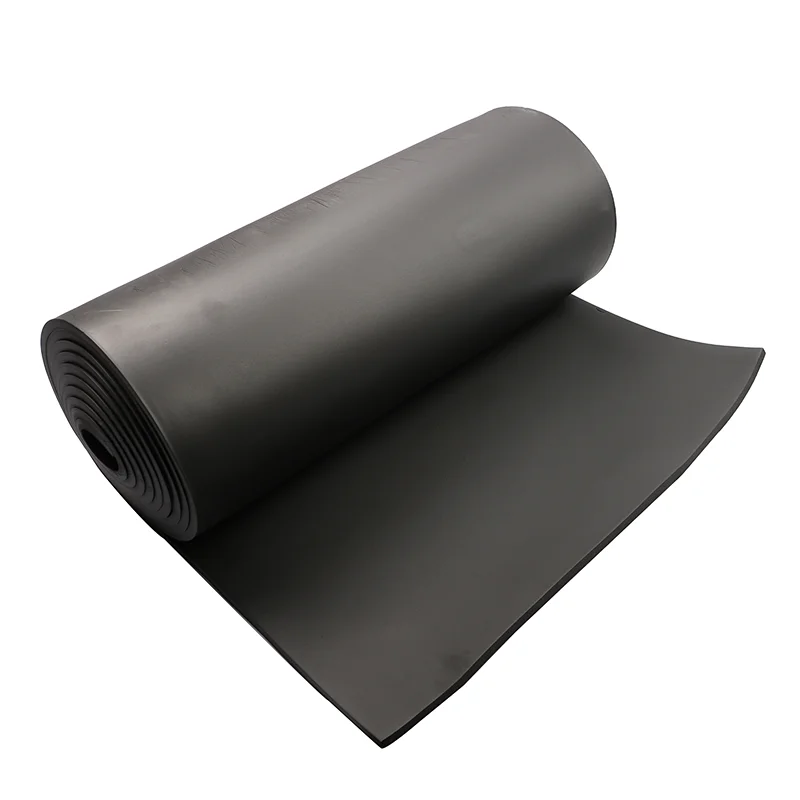 PVC/NBR Silicone Foam Sheet Rubber Rolls Heat Insulation 20mm Thick Roll Sound Proofing