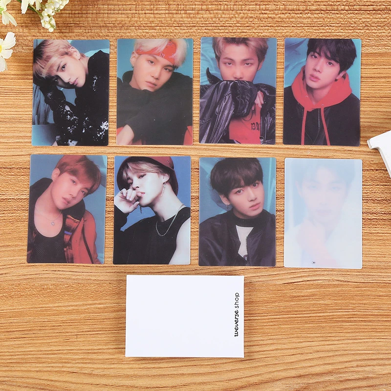 7Pcs/Set KPOP Hot Idol THE BEST Japanese Album Photocards List JK V Jimin Personal Fashion Lomo Cards Postcards Fans Collection