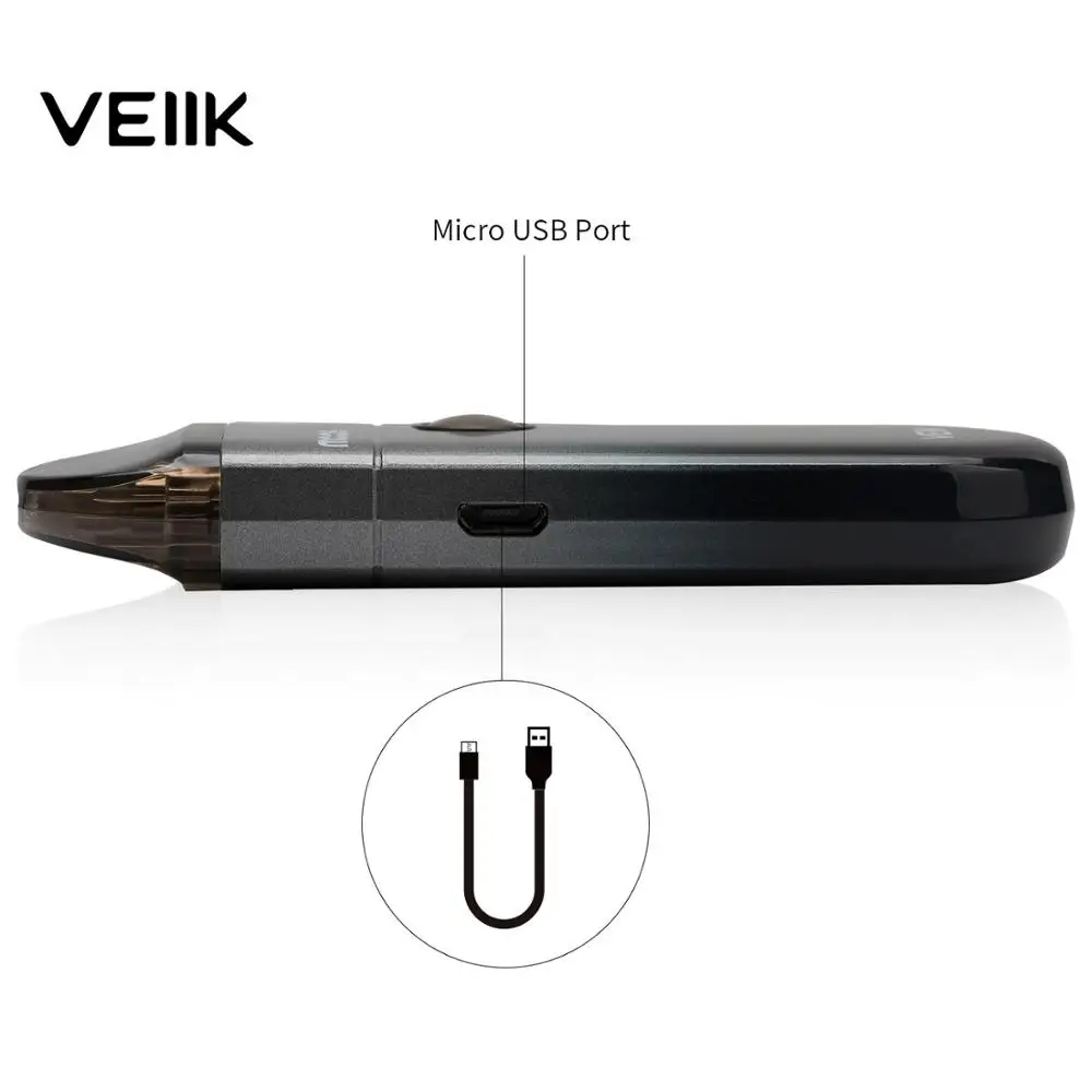 
2019 new product electronic cigarettes veiik moos ceramic pod system 