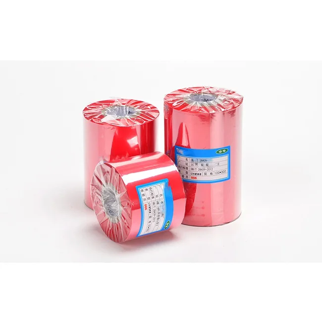 
 Дешевые Термотрансферные ленты из смолы, лента для принтера штрих-кода 110 мм * 300 м 1 дюйм по цене  