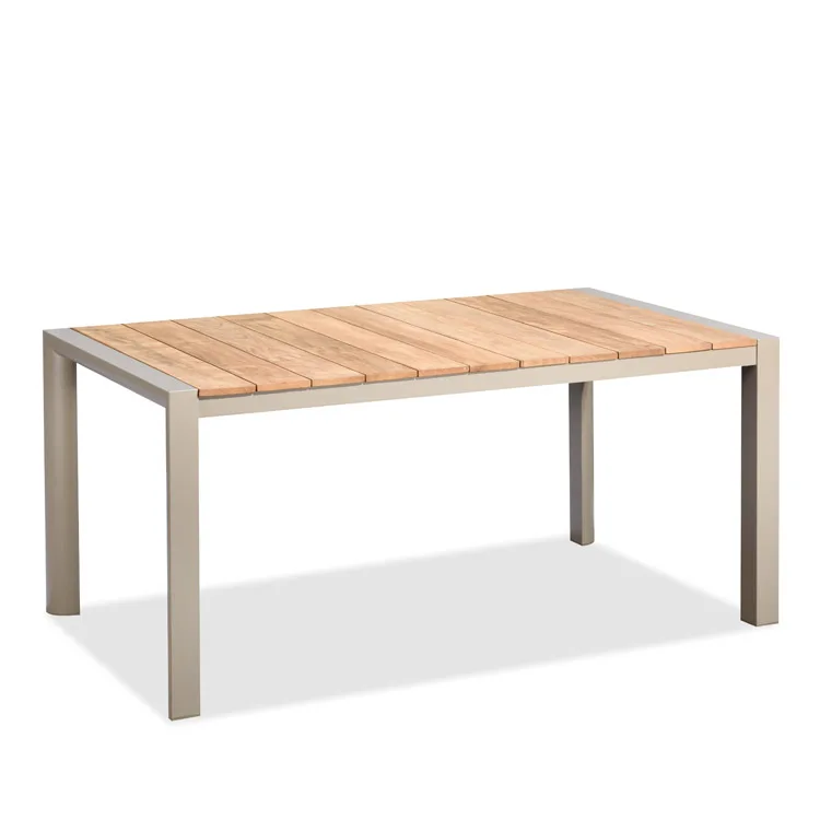 
Высокое качество Лучшие продажи китайские продукты современный прочный ресторанный чайный Деревянный алюминиевый стол 