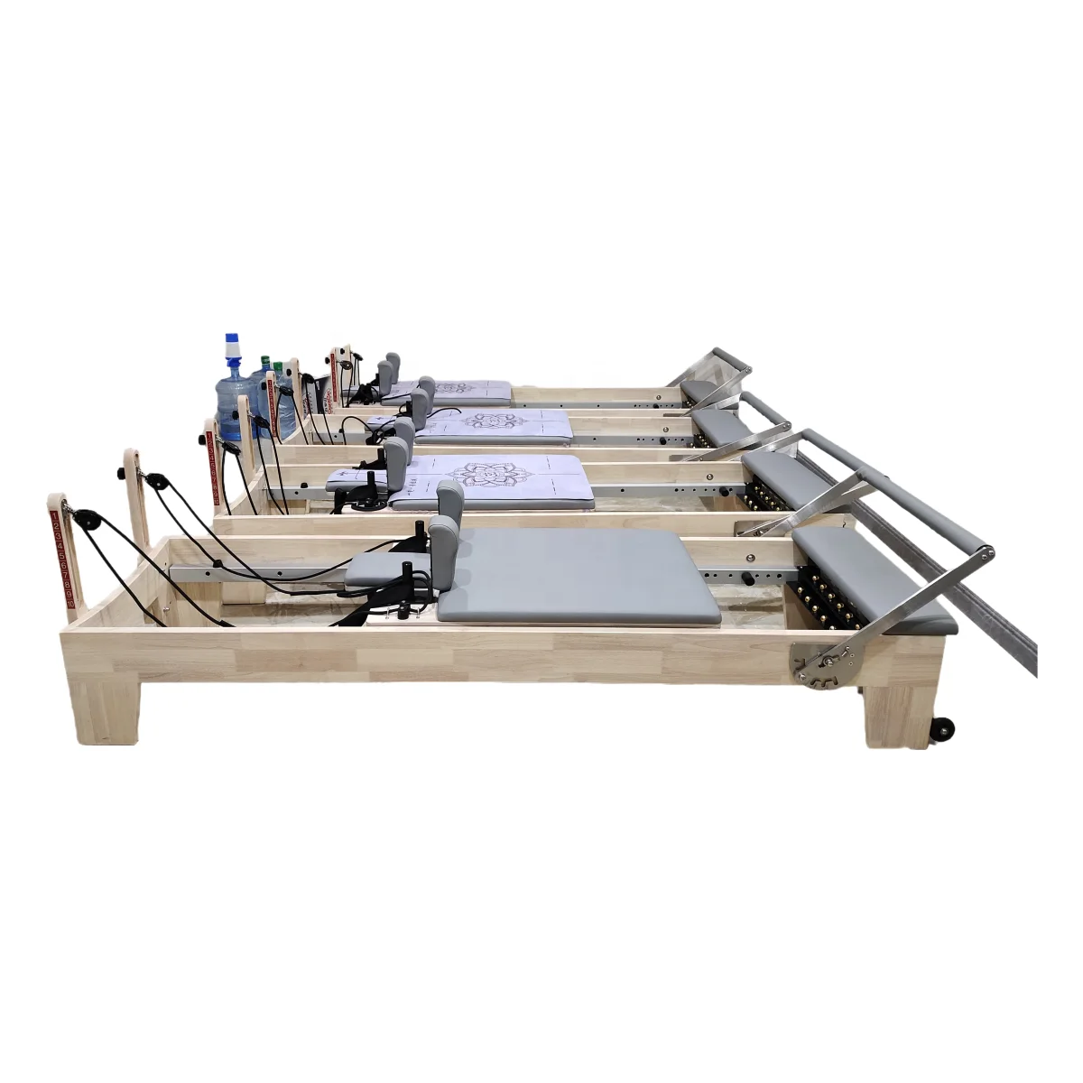 Body Pilates Reformer Set balanced professional yoga fitness Wood Pilates machine Bed Chair equipment for Home Workout