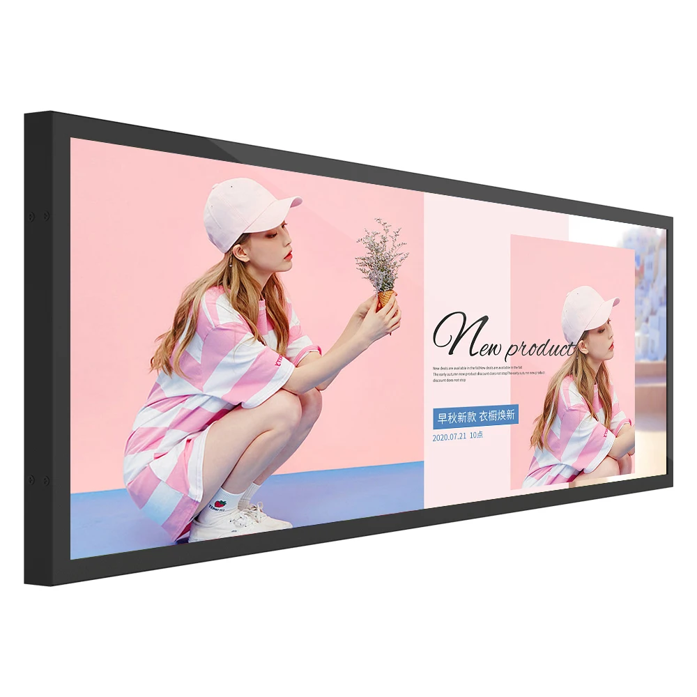 13.3inch 1920*1080 touch screen universal car rear seat entertainment android car monitor advertising video players