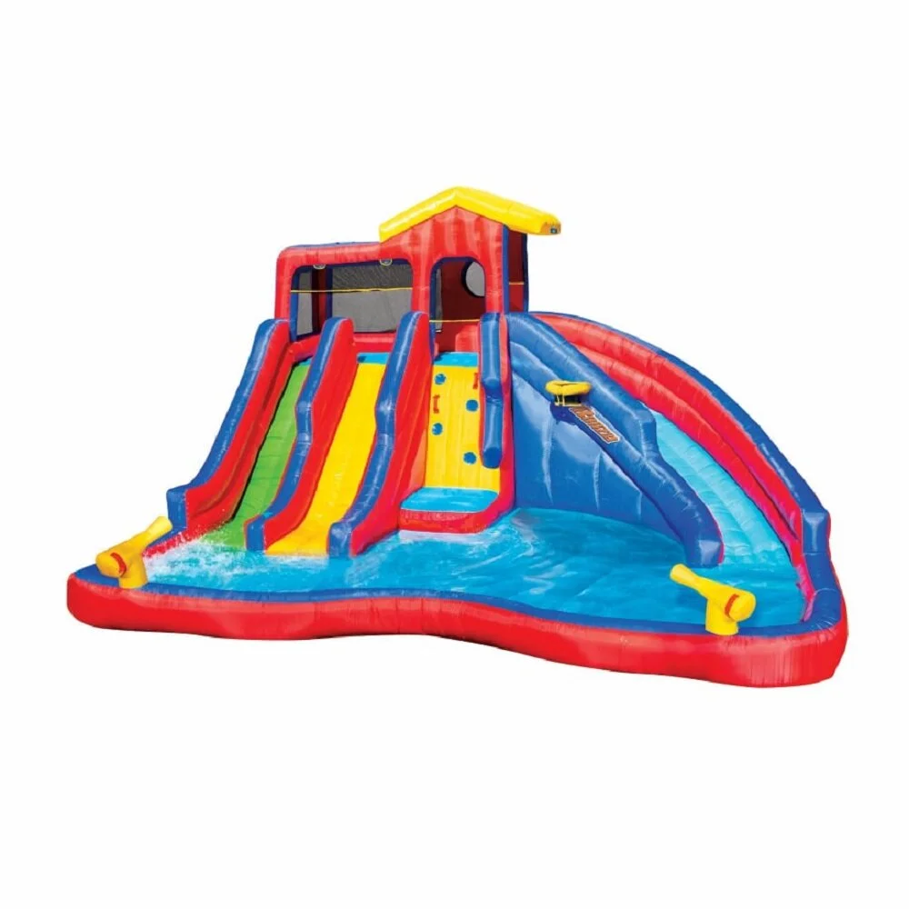 CE certificated little inflatable water park backyard banzai kids park water pool slide playground water park