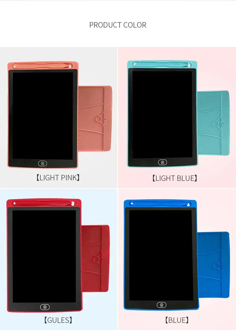 8.5 Inch LCD Drawing Tablet Writing Fridge Electronic Message Pad Portable Lcd Board Children