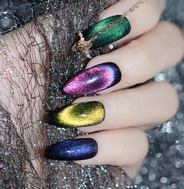 9D Super Galaxy Cat Eye Gel Long Lasting Chameleon Mirror Cat Eyes Gel Polish
