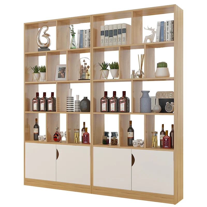 Living room partition items display wall makeup shop merchandise display cabinet beauty salon shelves