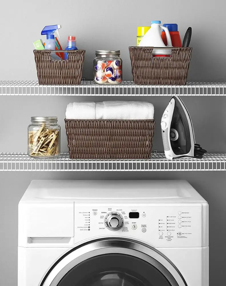 2019 Storage Carry Food Plastic Rattan Basket