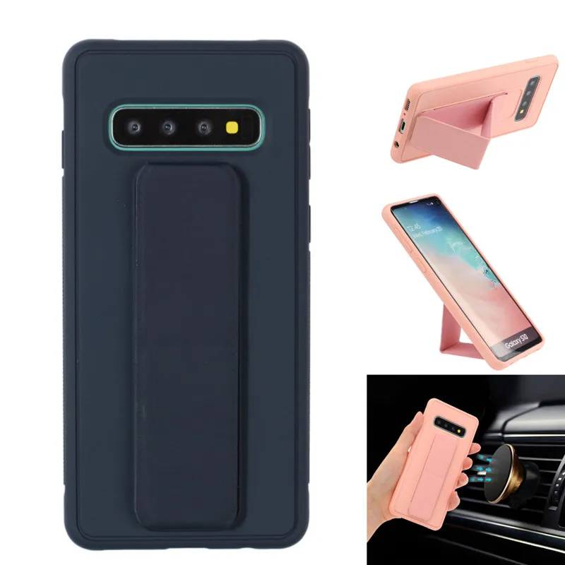 Магнитный присоска кронштейн Стенд ремешок противоударный чехол для телефона Samsung Galaxy A70 A50 S10