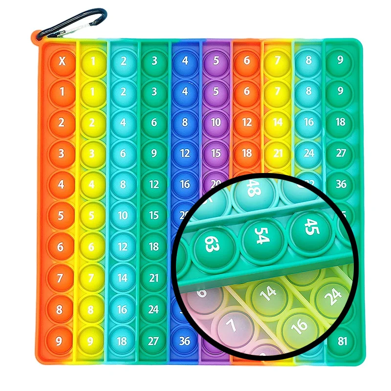 20CM Silicone Push Popper Bubble Sensory Toys Pack Set New Jumbo Multiplication Giant Pop Fidget Toy