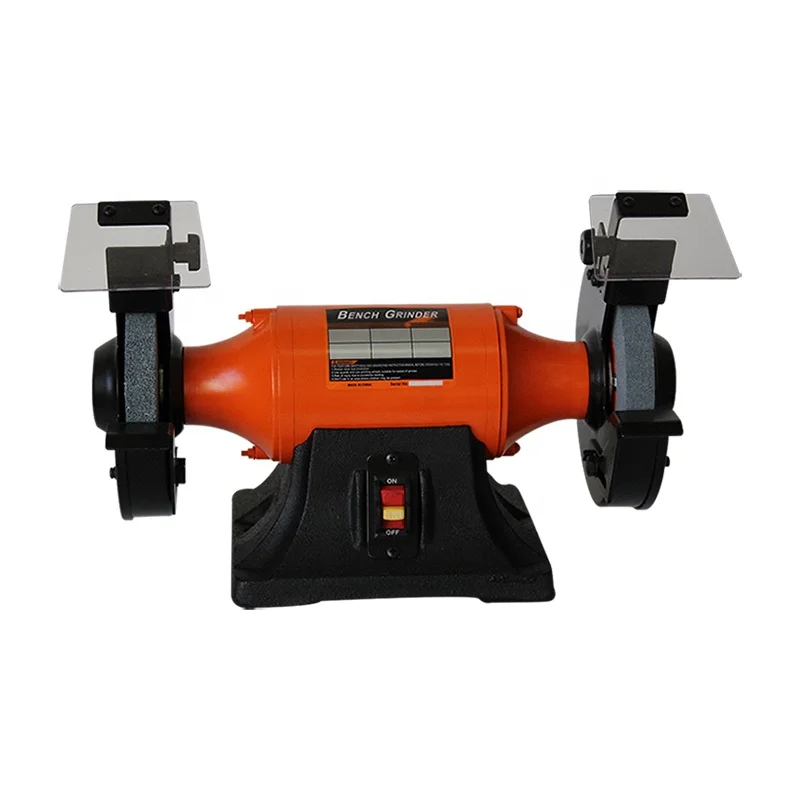 Heavy duty base bench grinding tool industrial motor bench grinder with eyeshield