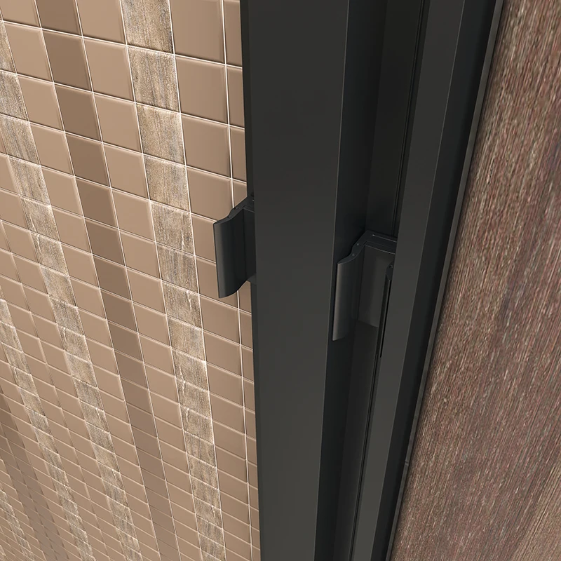 Modern Design Easy-Clean Glass 10mm Shower Room Stainless Steel Accessories Bathroom Sliding Bypass Frameless Showers Door