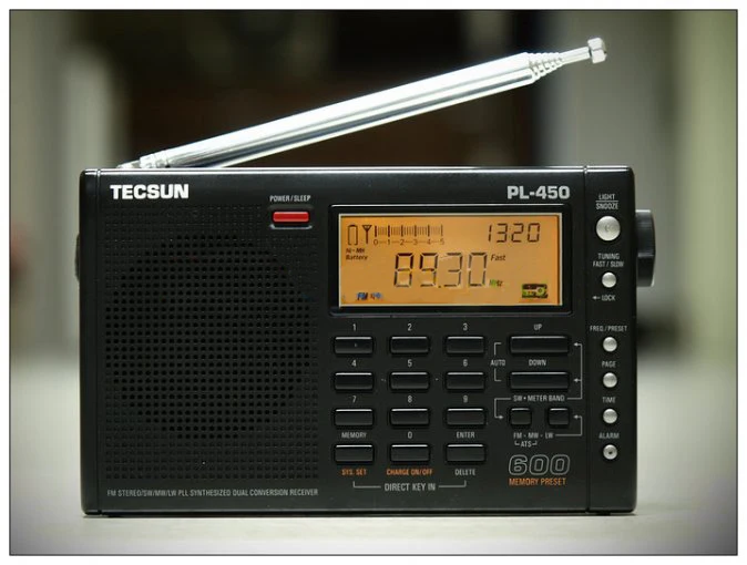  Tecsun PL-450 Двойное преобразование PLL радиоприемник для мирового диапазона