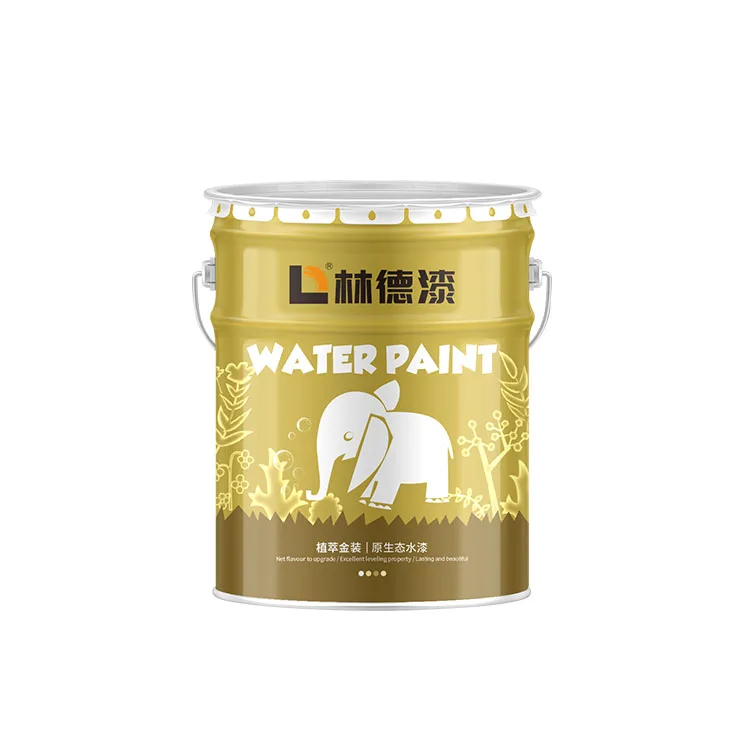 Прямые продажи с фабрики, экстракт растений, Золотая оригинальная Экологичная краска для внутренних стен на водной основе
