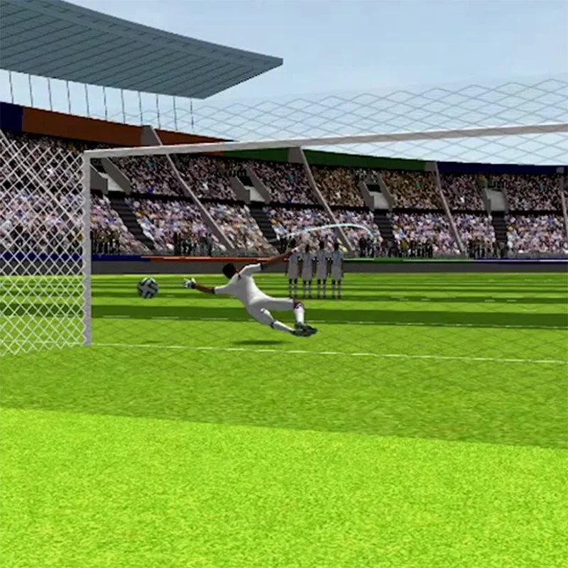 AR interactive projection football game, wall projection system, live penalty shot game for football lovers holographic software