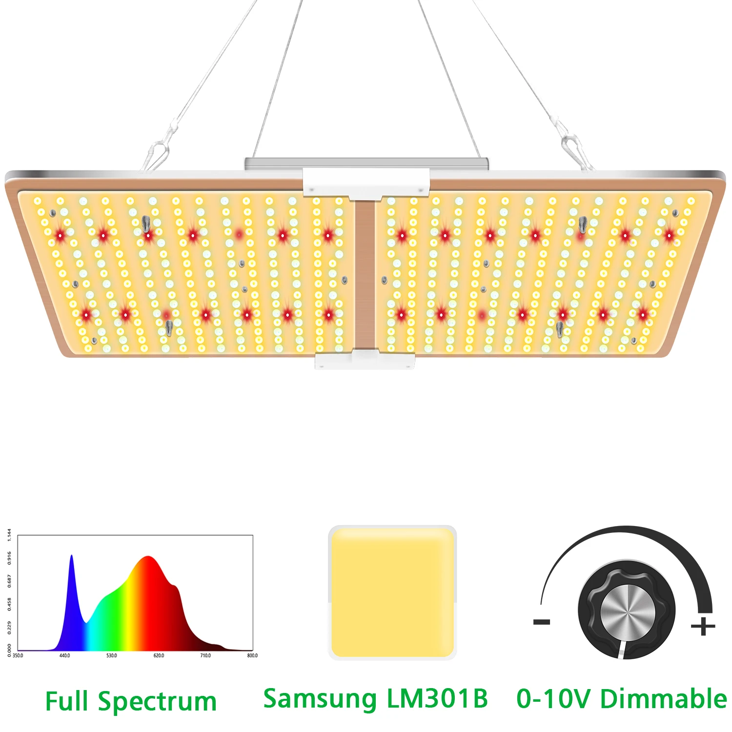 Квантовые светодиодные лампы Sylstar Samsung Lm301b Lm301h 240 Вт 300