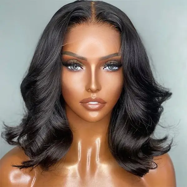Peruvian Hair Body Wave Hd Lace Front Human Hair Wigs 360 Full Lace Frontal Wig Natural Hair Ocean Wave Wigs for Black Women