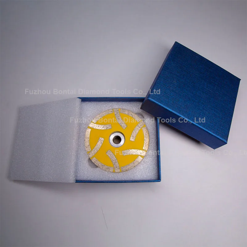 Bontai 4 inch resin filled cup wheel for granite marble ceramic