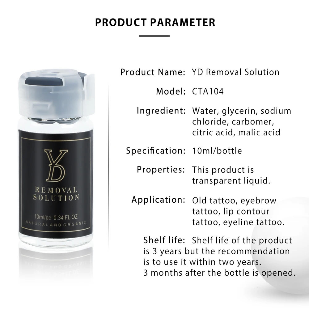 OEM Tattoo Ink Remove Permanent Makeup Microblading Pigment Removal Solution For Old Tattoo Eyebrow Lips
