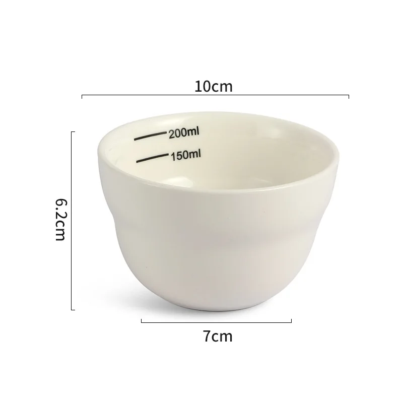 Coffee  measuring bowl cupping cup U-shaped evaluation cup 200ML coffee cup with measuring spoon