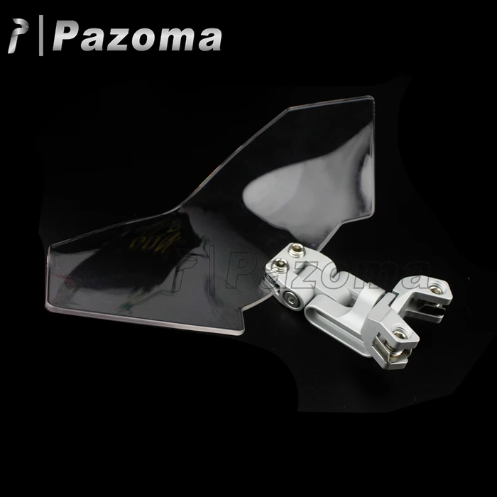Motorcycle Adjustable Windscreen Extension Air Deflector Screen Windshield Spoiler For BMW Suzuki Honda Yamaha Kawasaki