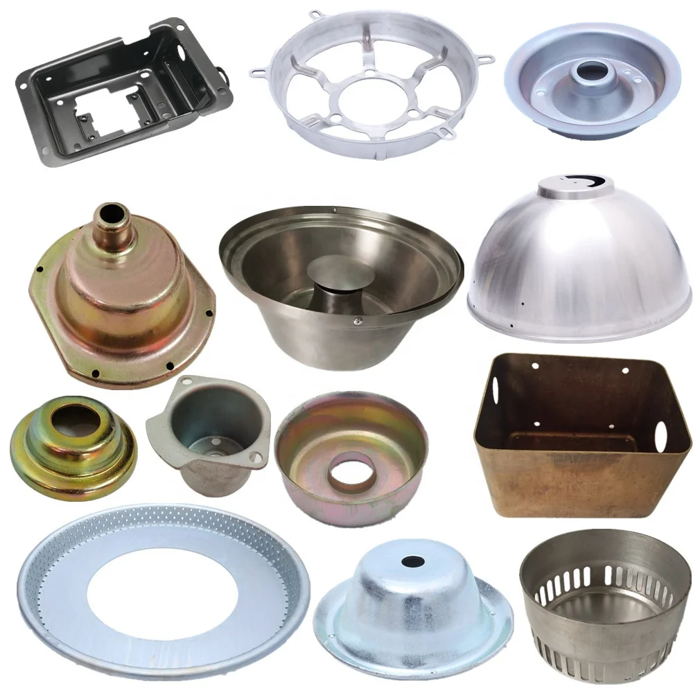 Ningbo Direct manufacturer sheet metal fabrication round aluminum deep drawing parts for motor fan cover