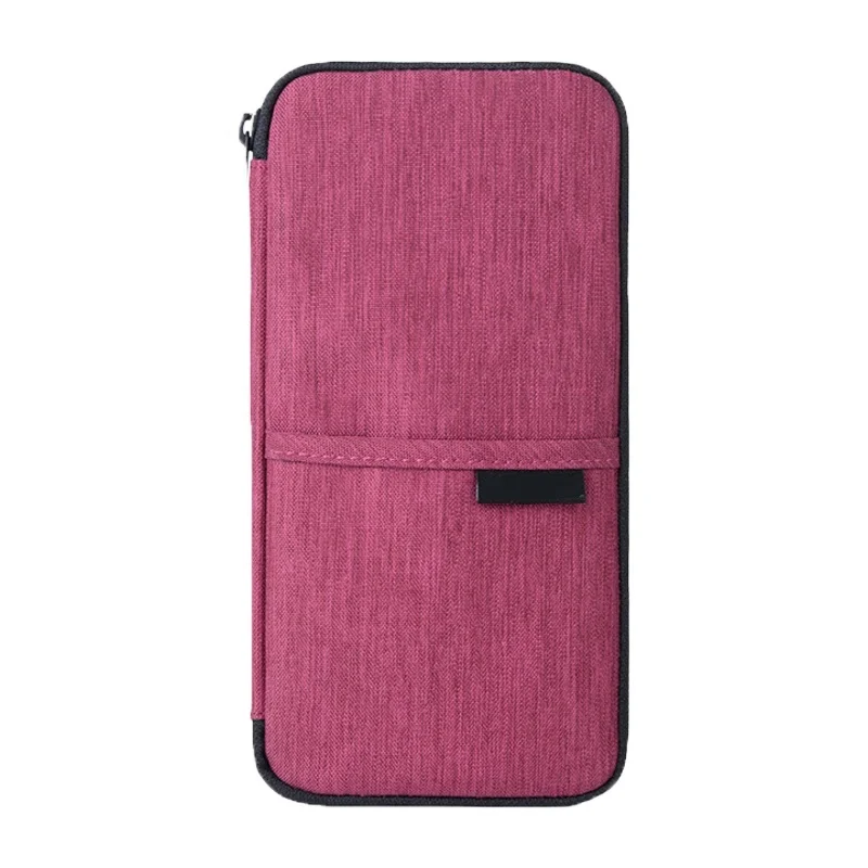 Fashion Design Travel Card Holder High Quality Polyester RFID Passport Holder Passport Cover
