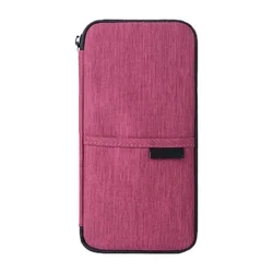 Fashion Design Travel Card Holder High Quality Polyester RFID Passport Holder Passport Cover