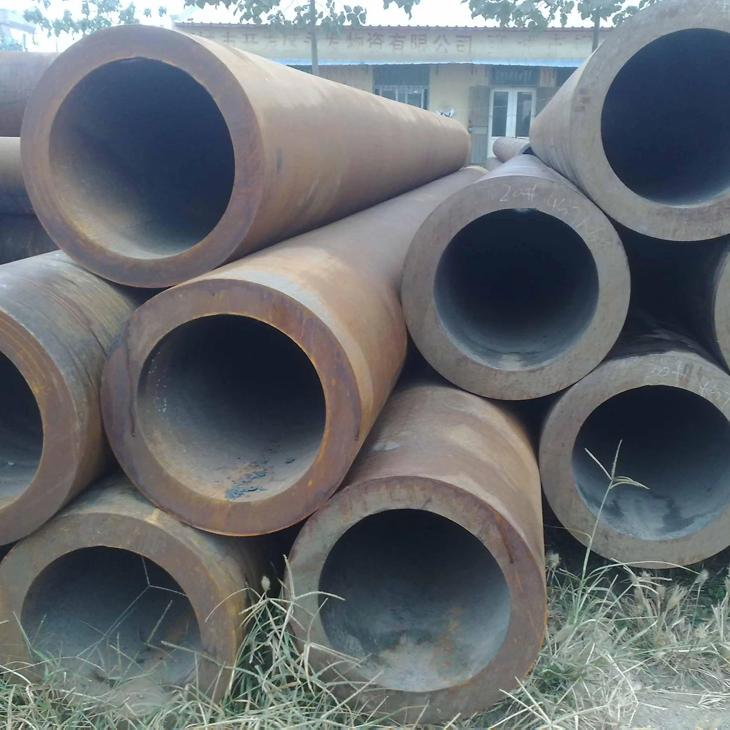 Round  seamless steel pipe tube ASTM A270 A554 pipe inox SS seamless carbon steel tube