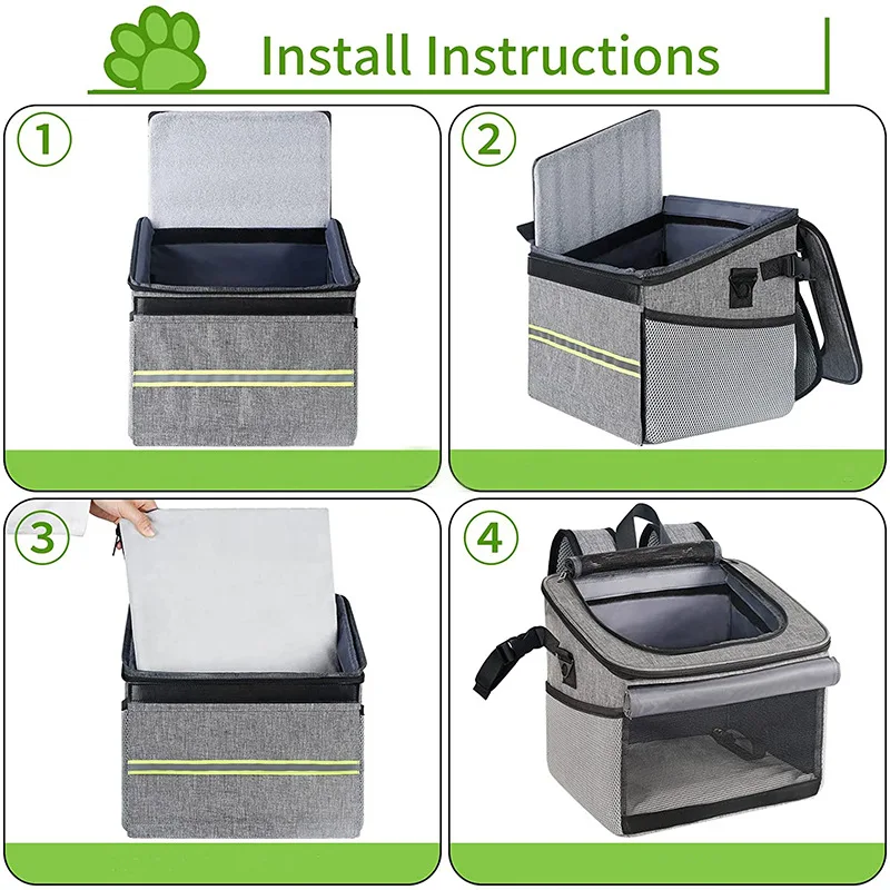 Wholesale Travel Bicycle Pet Carrier Multi-purpose Breathable Dog Bike Basket Backpack