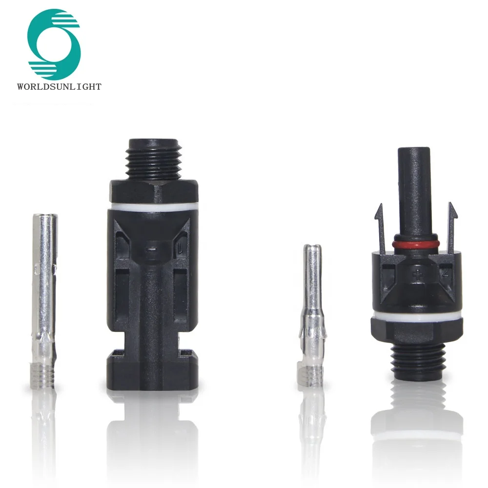 WSPVPC CE IP67 30A 1000V DC водонепроницаемый штекер + гнездо M/F разъемы для PV солнечных панелей кабель