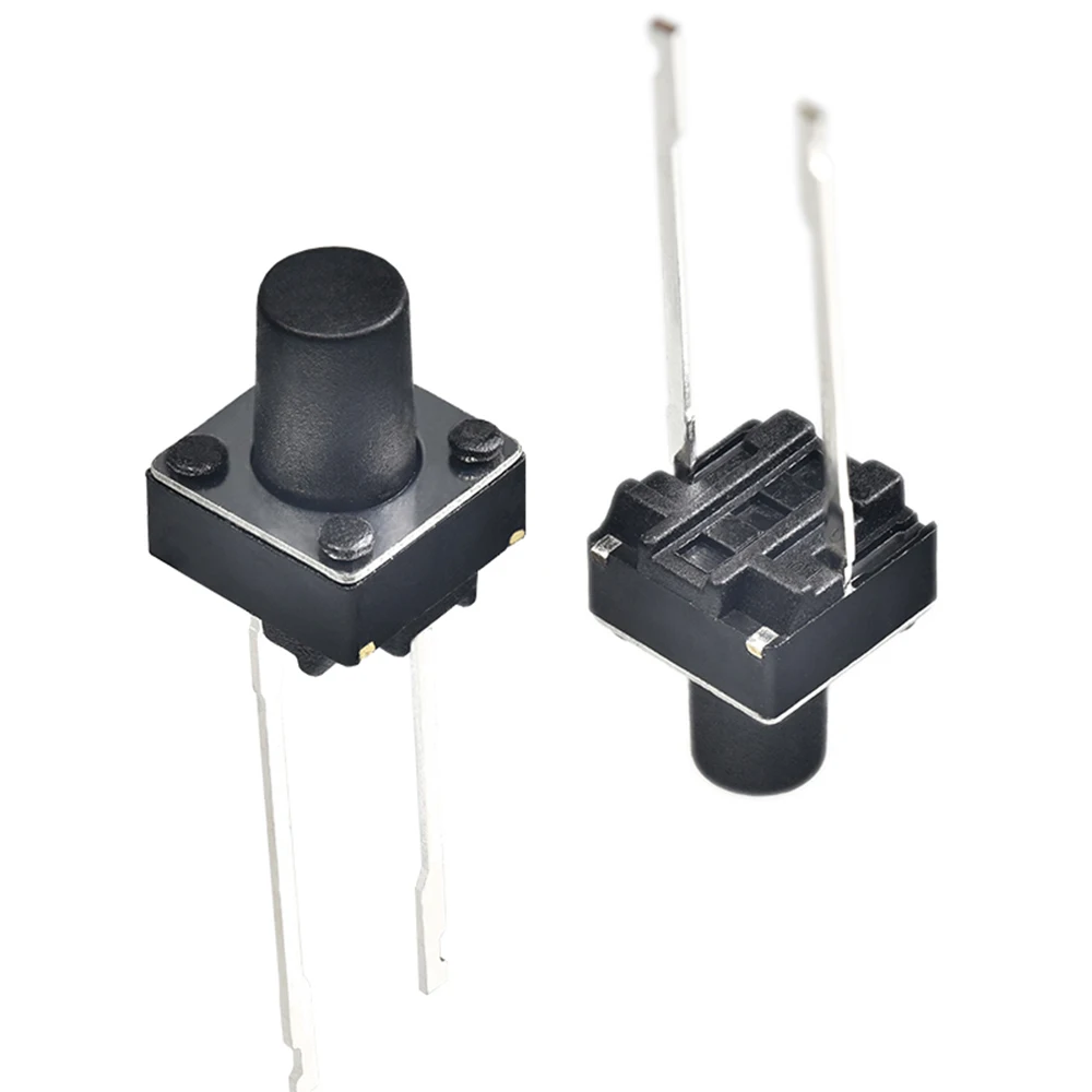 6X6 Square 2 Pin Tact Switch Tactile Push Button Switches manufacturers Pushbutton Micro For Remote