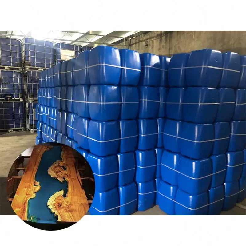 High glossy transparent coating type epoxy AB glue for 3d metallic floor countertop photos surface coating