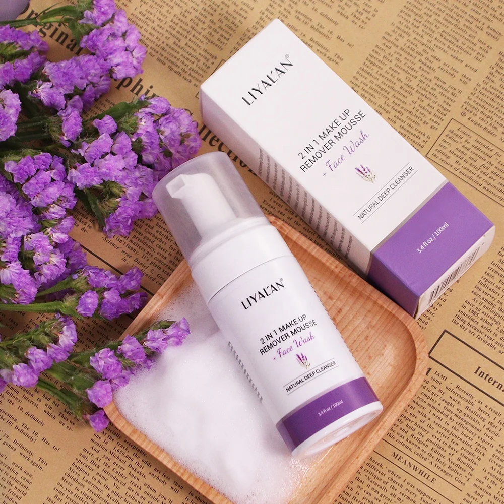 Private Label Skin Moisturizing Smooth Foaming Face Wash Makeup Remover Facial Cleanser Mousse