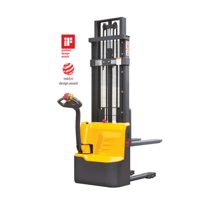 Шилин 1000 кг 2200lbs 1,6 м супер легкий полный Электрический иди и болтай Walkie укладчика для низкого уровня для штабелирования