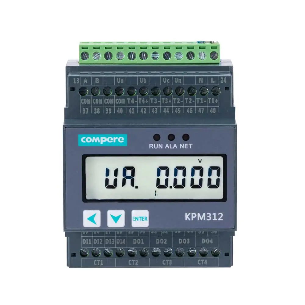 WIFI/4G/RS485/Lora 3 Phase 4 Loops Multi Channel Energy Meter Price Smart Electric Meter multi channel current logger