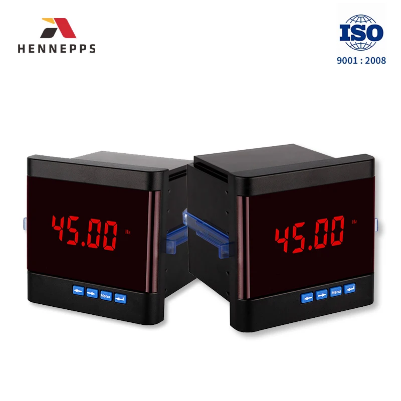 Цифровой измеритель частоты Hennepps однофазный светодиодный дисплей цифровой с креплением на