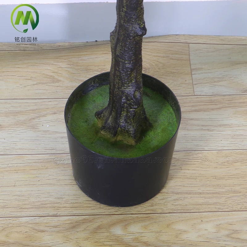 High Simulation Artificial Lemon Tree with Fruits Faux Leaves and Fruits Bonsai Plants for Indoor Outdoor Garden Decoration