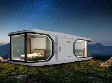 8.5m Beautiful Cheaper Kizilsu Featured Space Ship Landscape Mobile Space Capsule Cyber Star Wildlife Camping House