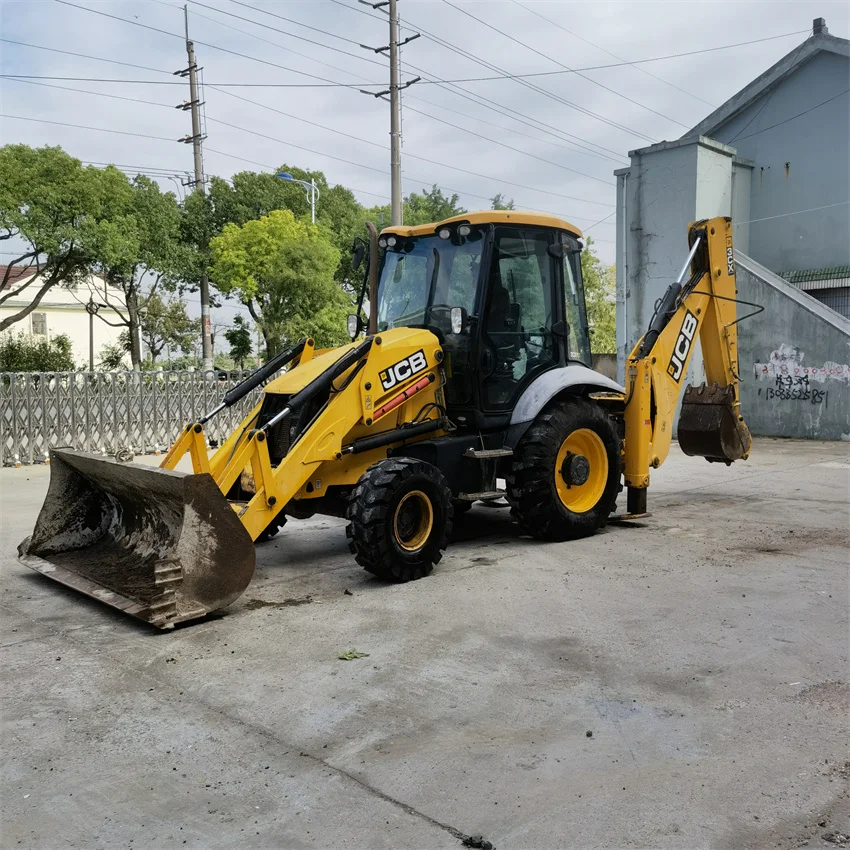 Good Condition Machinery Industry Equipment Construction Used JCB 3CX China  Backhoe Loader Wheel Excavator