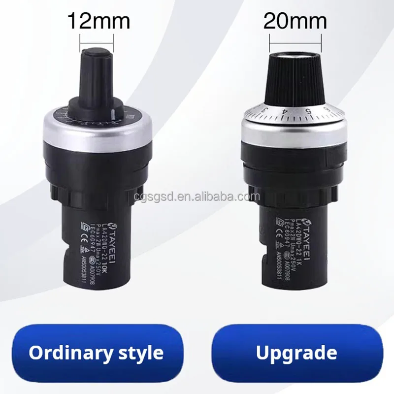 High Precision Potentiometer 12mm 20mm Diameter
