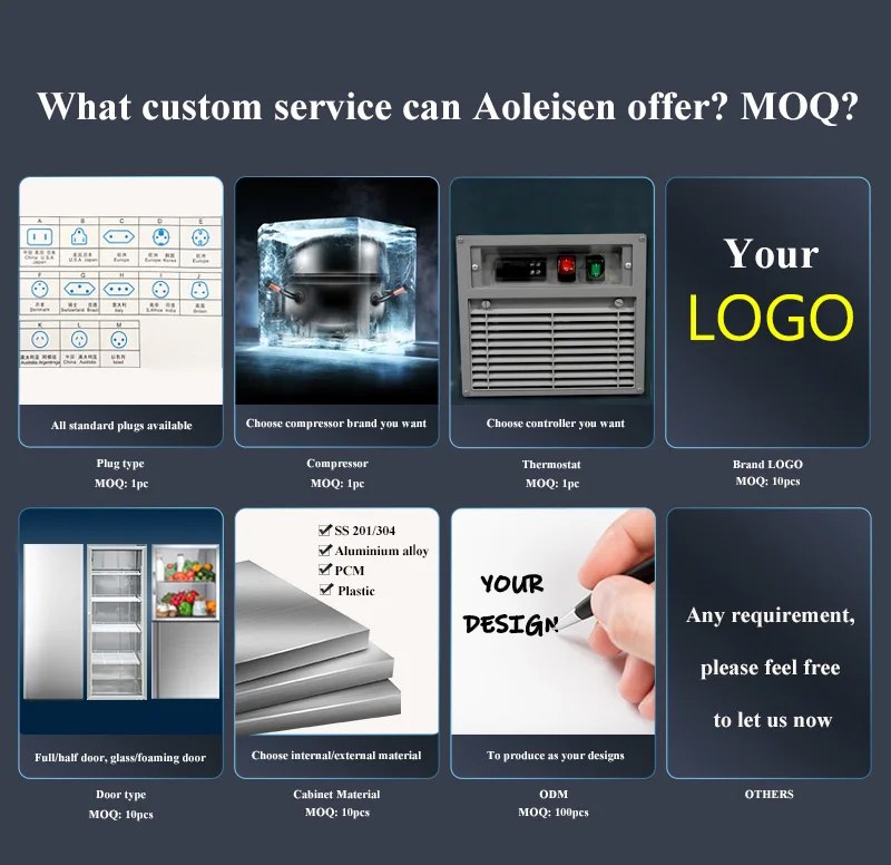 Single Door Refrigerator Beverage Chiller Glass door drink cooler 145L Commercial Showcases